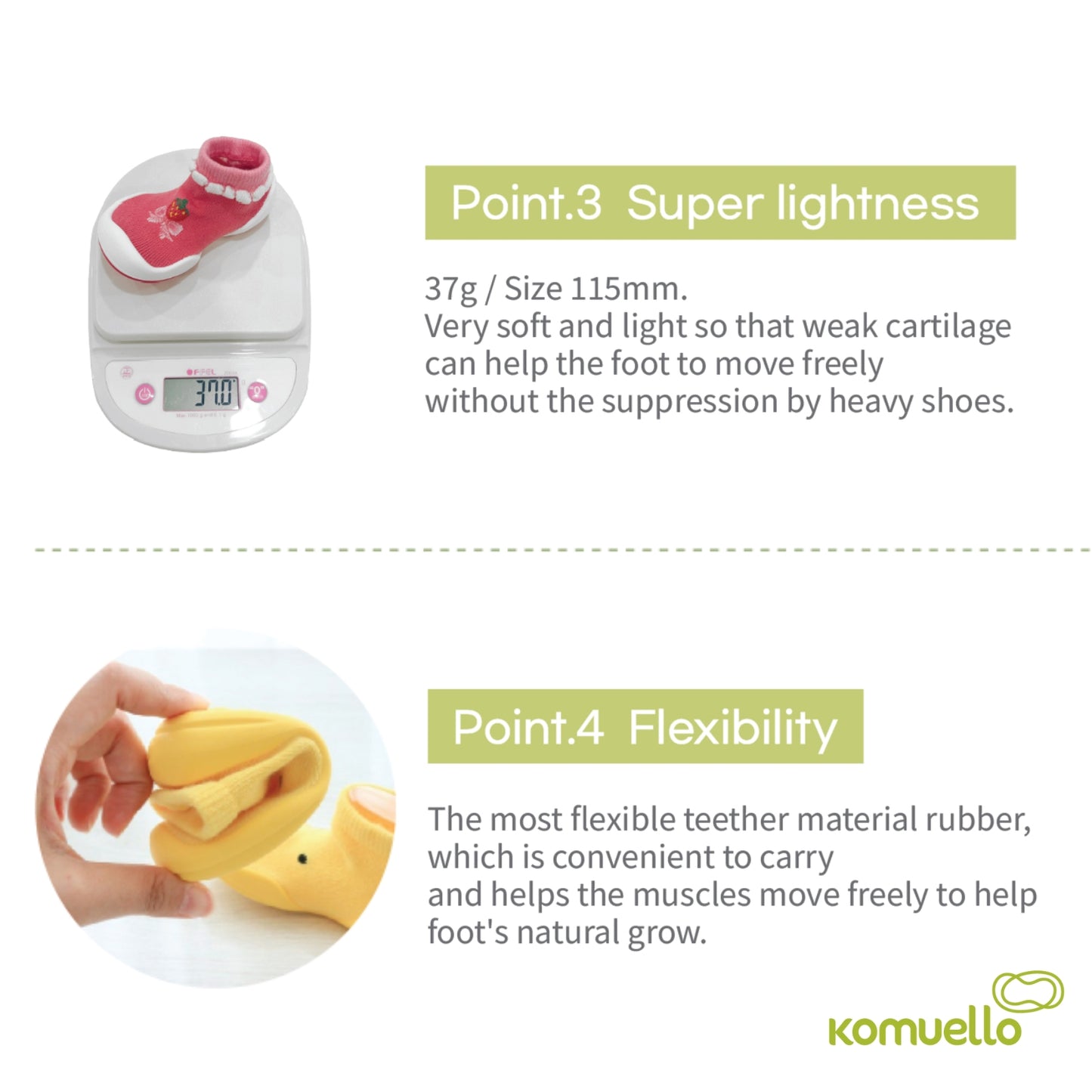 Komuello - Toddler Sock Shoes (Dino Toddler)
