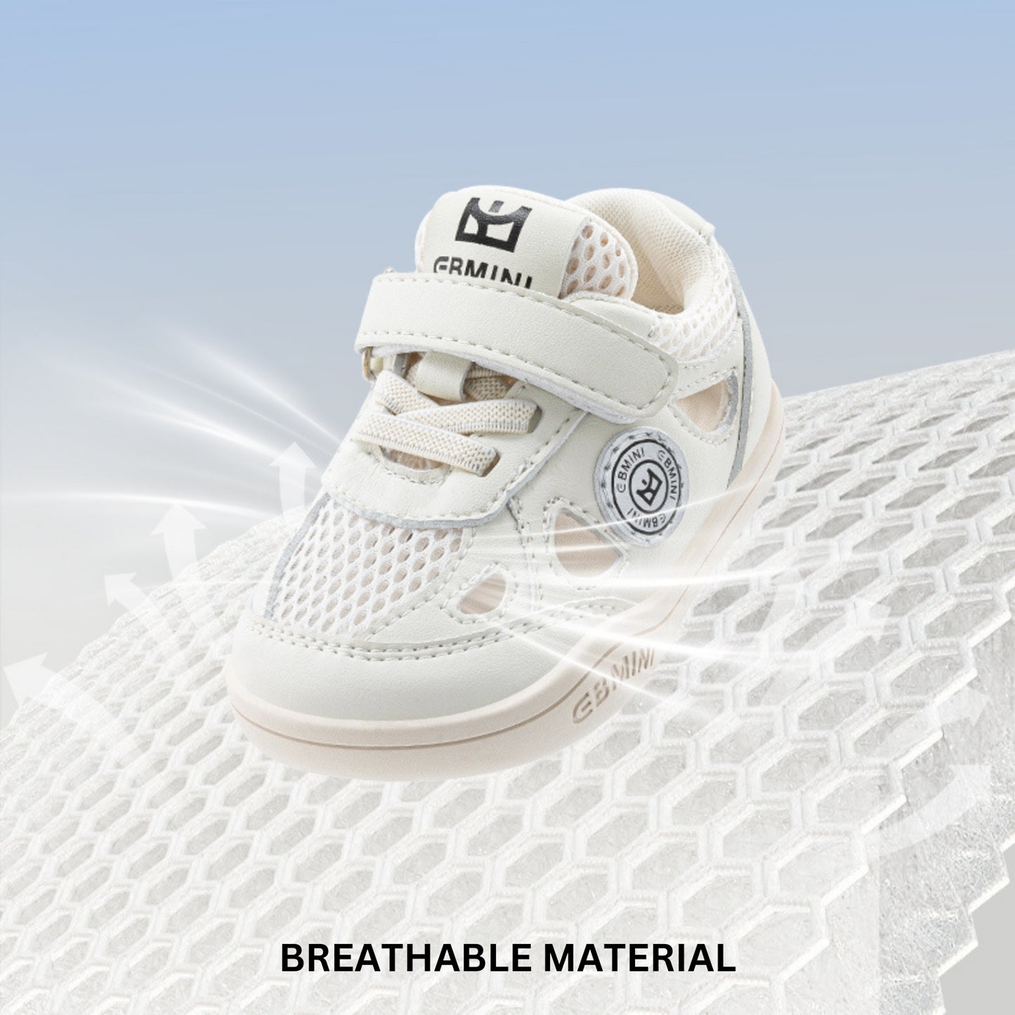 E25A116 BreezyTots Sneakers (Cream)