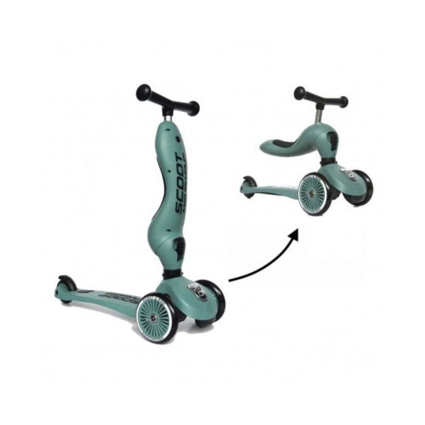 Scoot & Ride - Highwaykick1 Scooter For Toddler 1-5Y (Forest)