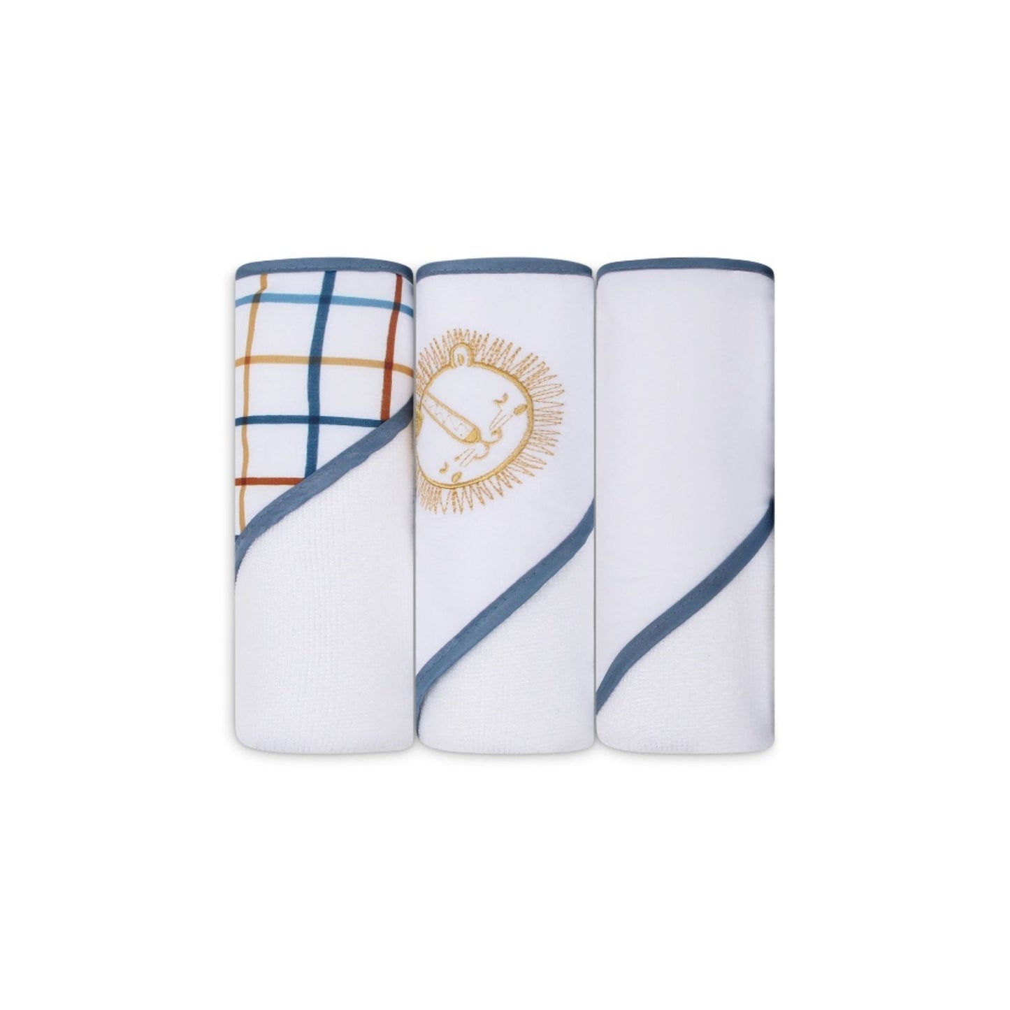 MOTHER'S CHOICE 3-Pc Baby Hooded Towel Set (Lion)