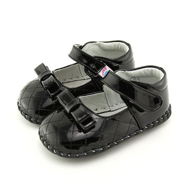 Freycoo - Black Margaret Infant Shoes