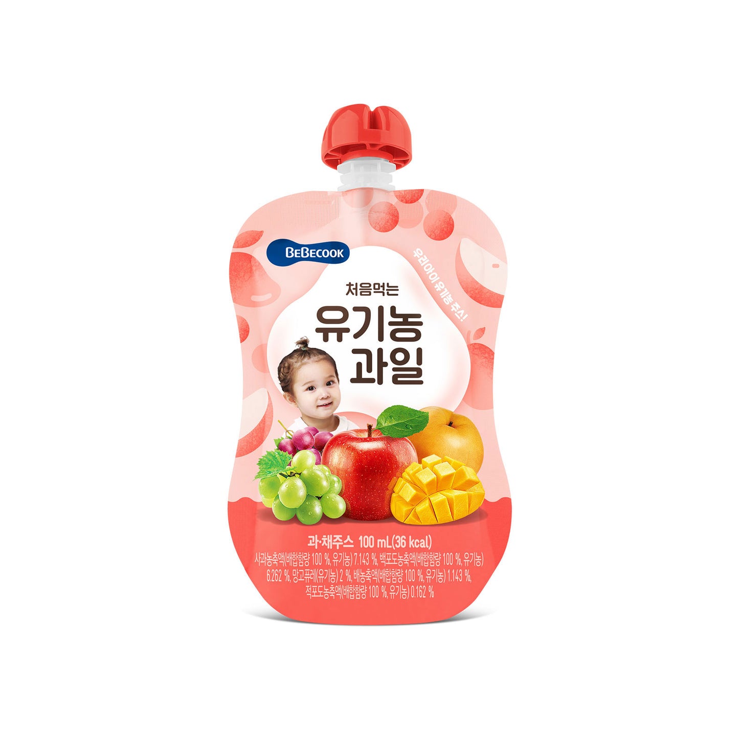 BeBecook - 10-Pk Organic Mixed Fruit Juice 100ml