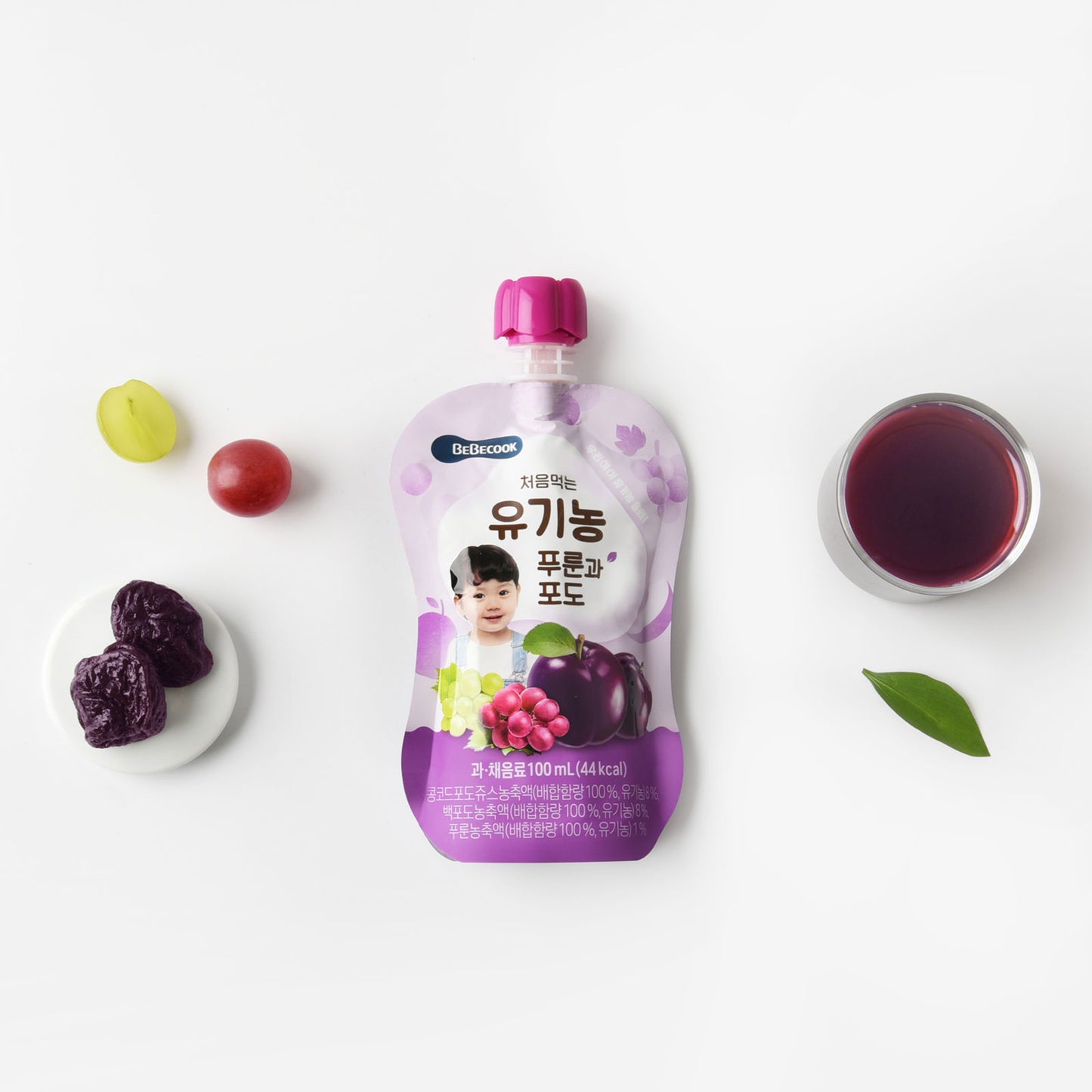 BeBecook - 10-Pk Organic Plum & Grape Juice