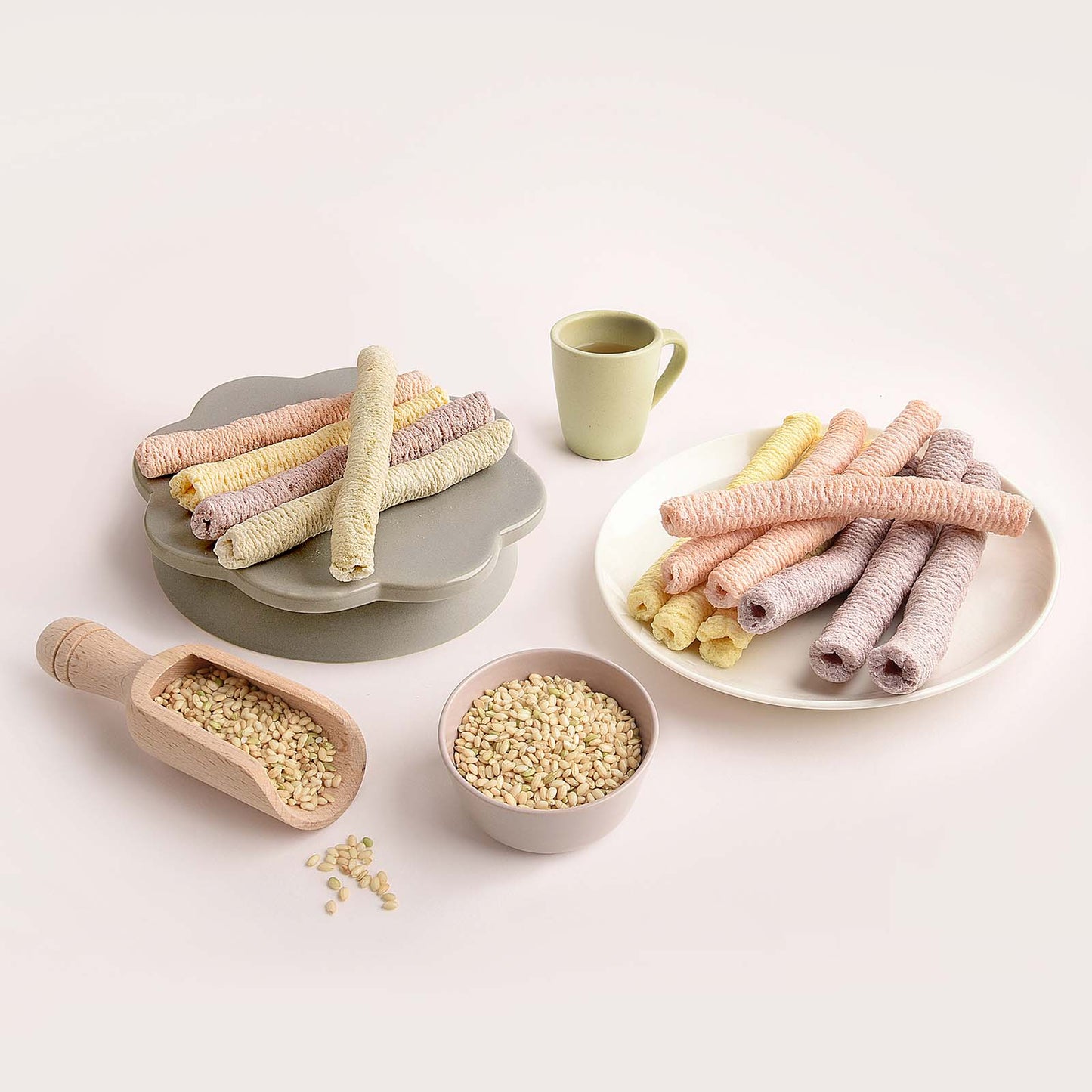 BeBecook - My First Jumbo Rice Sticks (Green Grape) 30g