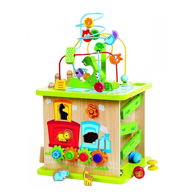 Hape - Wild Safari Adventure Activity Cube