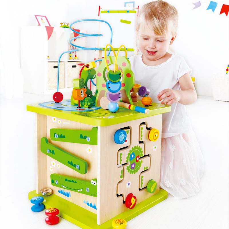 Hape - Wild Safari Adventure Activity Cube