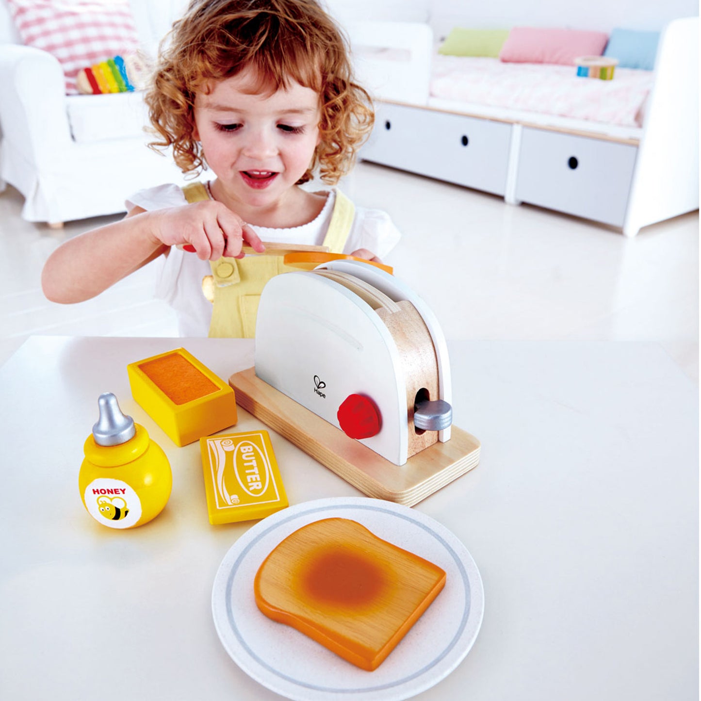 Hape - Pop Up Toaster (White)