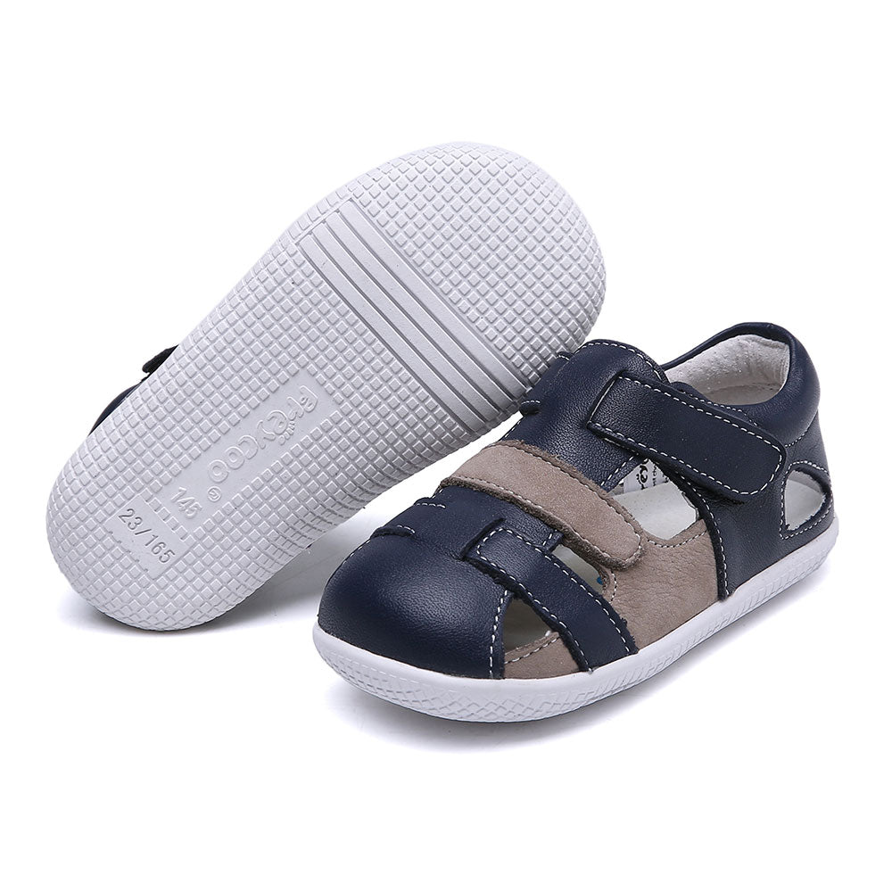 Freycoo - Navy Nigel Flexi-sole Toddler Shoes