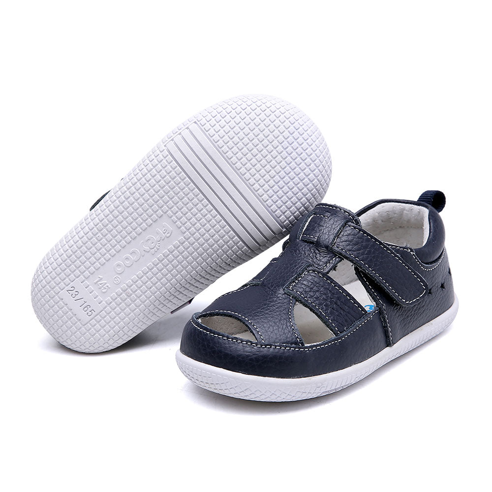Freycoo - Navy Jules Flexi-sole Toddler Shoes