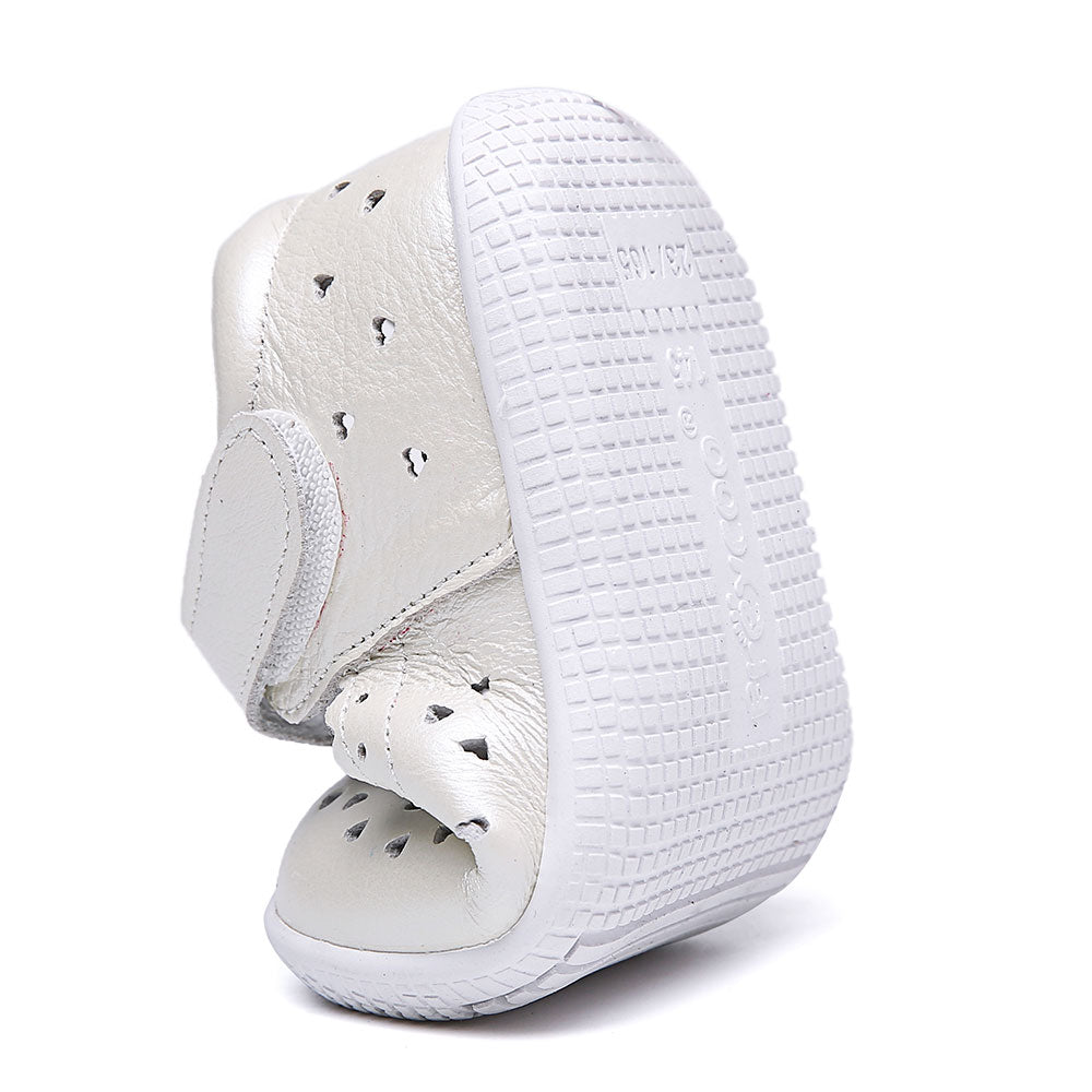 Freycoo - White Zelene Flexi-sole Toddler Shoes