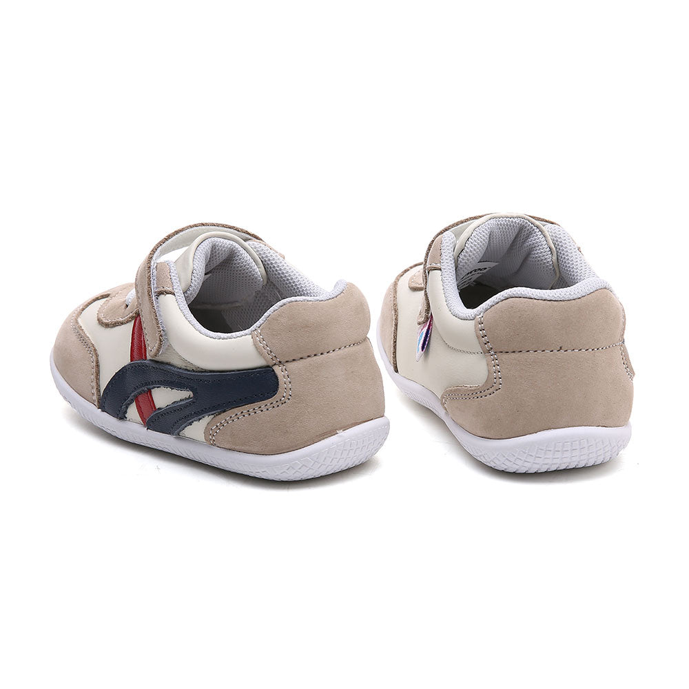 Freycoo - Cream Melvyn Flexi-sole Toddler Shoes