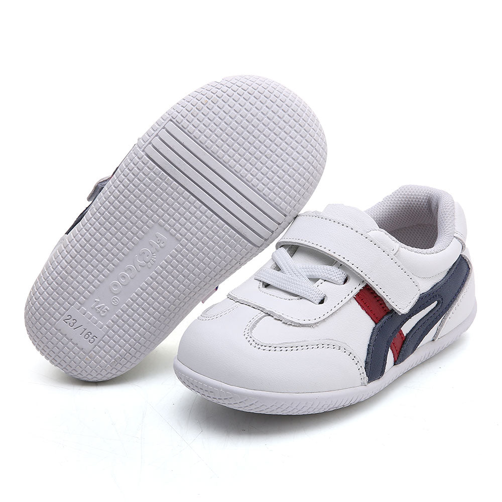 Freycoo - White Melvyn Flexi-sole Toddler Shoes