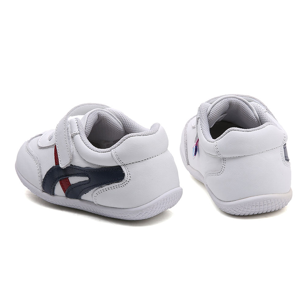 Freycoo - White Melvyn Flexi-sole Toddler Shoes