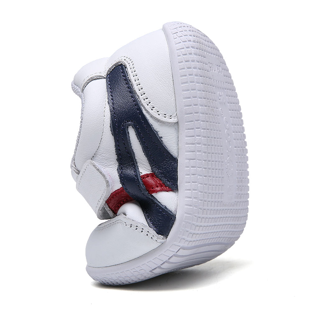 Freycoo - White Melvyn Flexi-sole Toddler Shoes