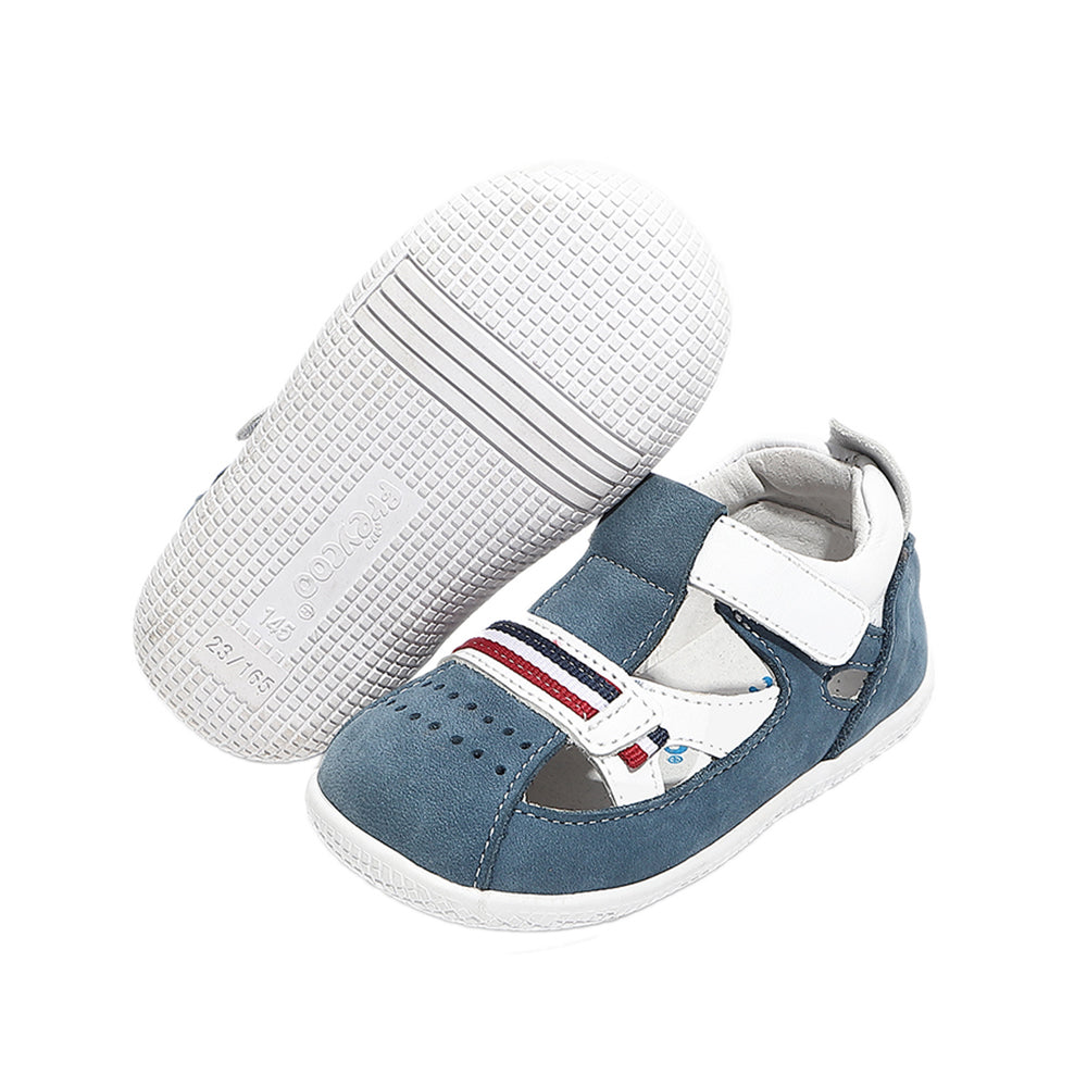 Freycoo - Navy Nathan Flexi-Sole Toddler Shoes