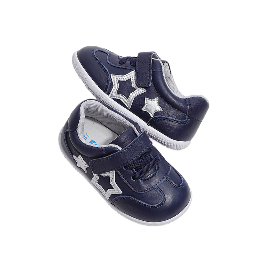Freycoo - Navy Ryan Flexi-Sole Toddler Shoes