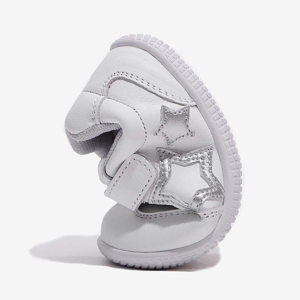 Freycoo - White Ryan Flexi-Sole Toddler Shoes