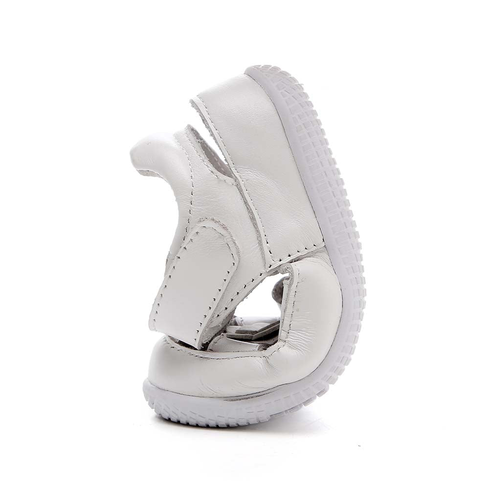 Freycoo - White Genevive Flexi-Sole Toddler Shoes