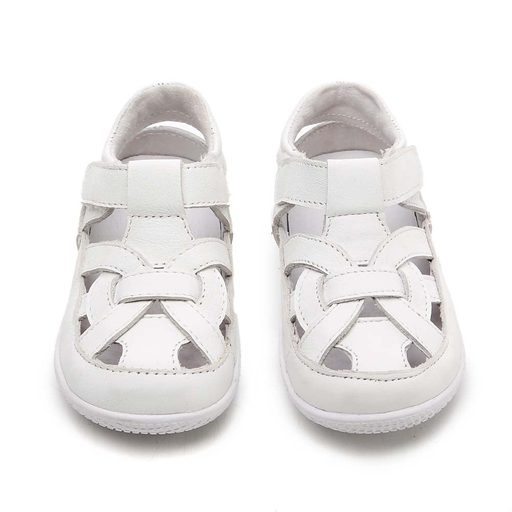 Freycoo - White Kimberly Flexi-Sole Toddler Shoes