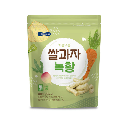 BeBecook - Wise Moms Rice Snacks (Veggie, Organic) 25g