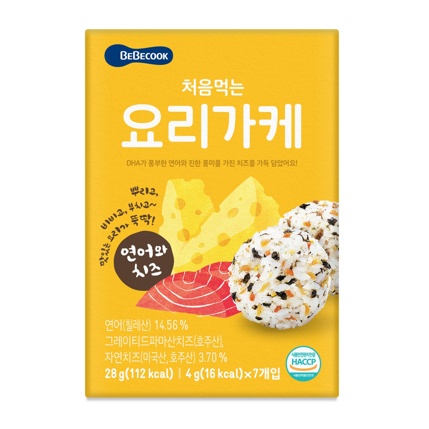 BeBecook - My First Yummy Quick Food Mix (Salmon & Cheese) 4g x 7