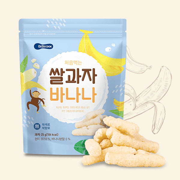 BeBecook - Wise Moms Rice Snacks (Banana) 25g