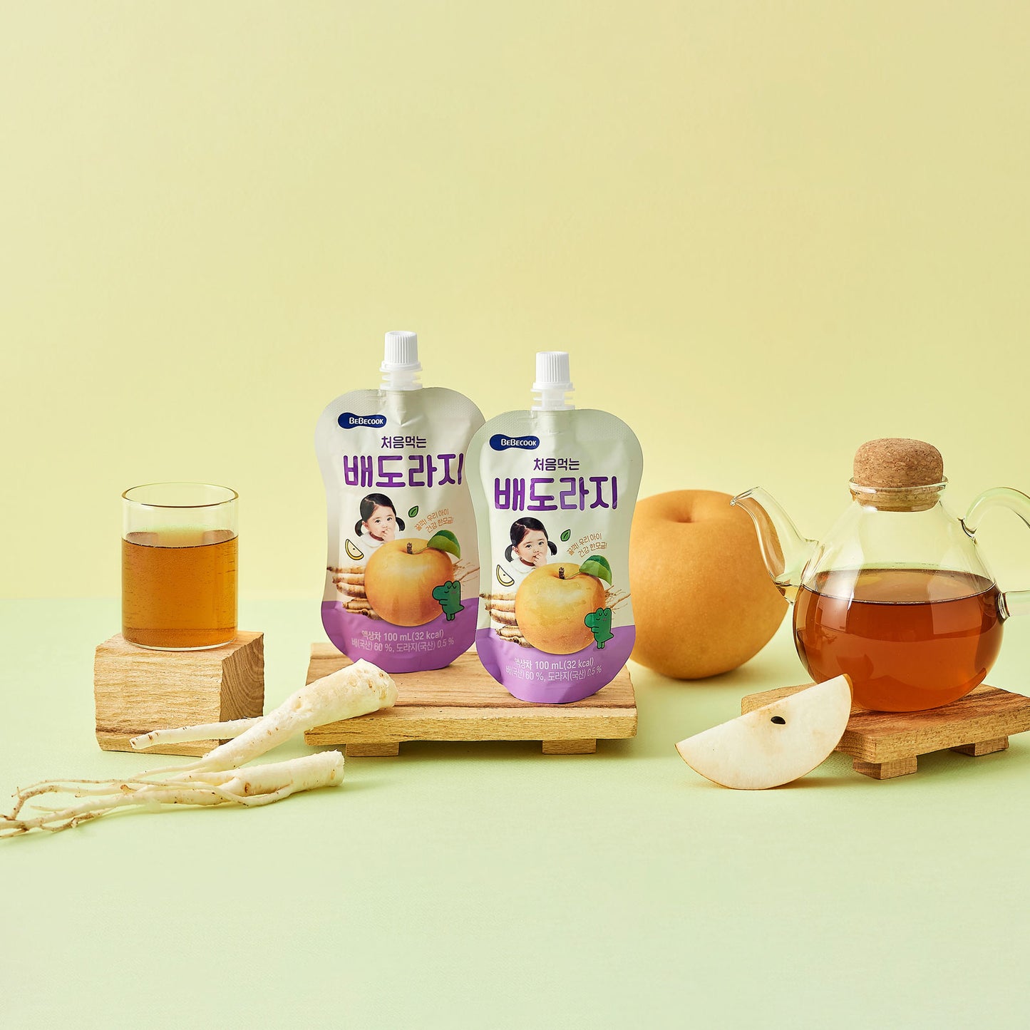 BeBecook - Brewed Korean Golden Pear Drink w Bellflower Root 100ml