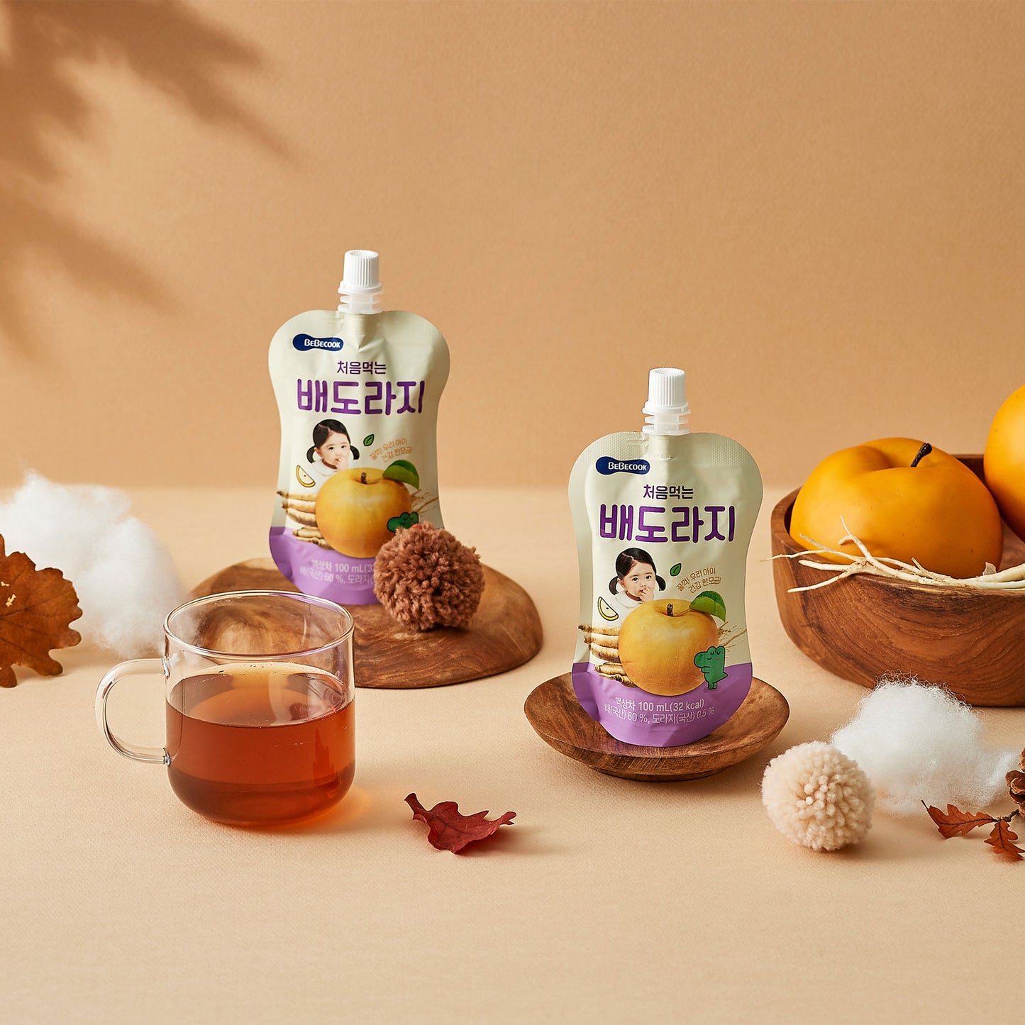 BeBecook - Brewed Korean Golden Pear Drink w Bellflower Root 100ml
