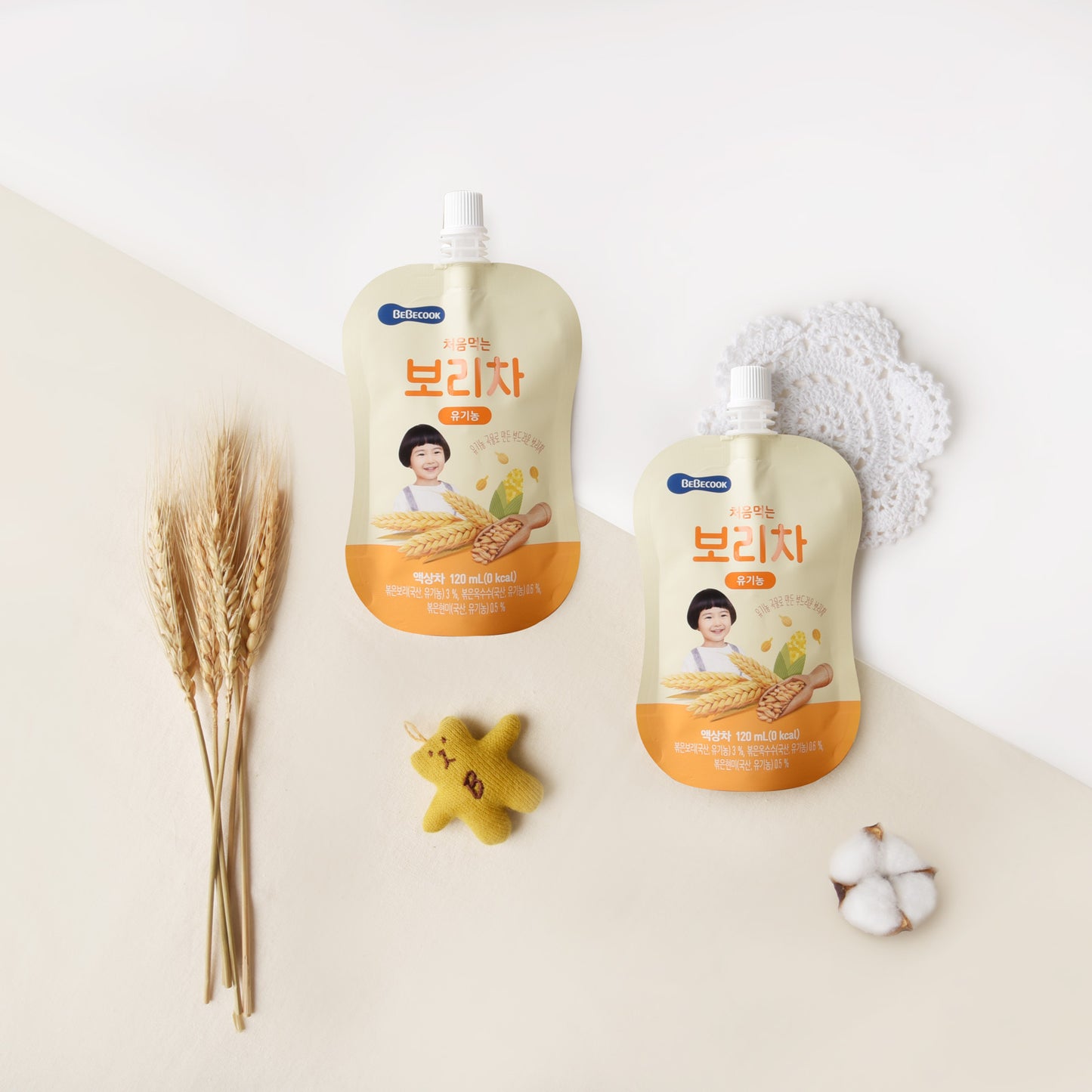 BeBecook - 20-Pk Organic Roasted Barley Tea 120ml