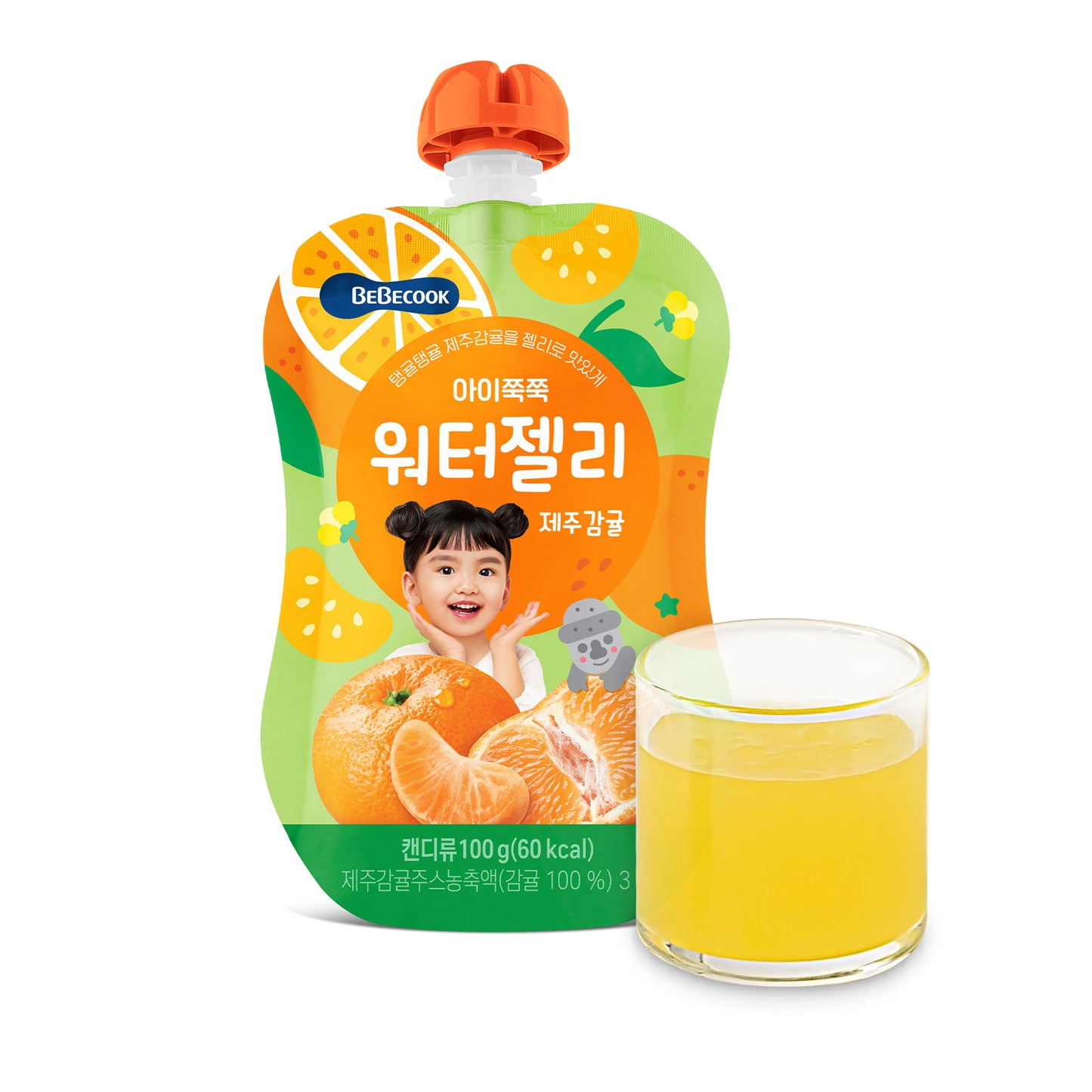 BeBecook - 10 x My First Juicy Jelly Drink (Jeju Tangerine) 100g