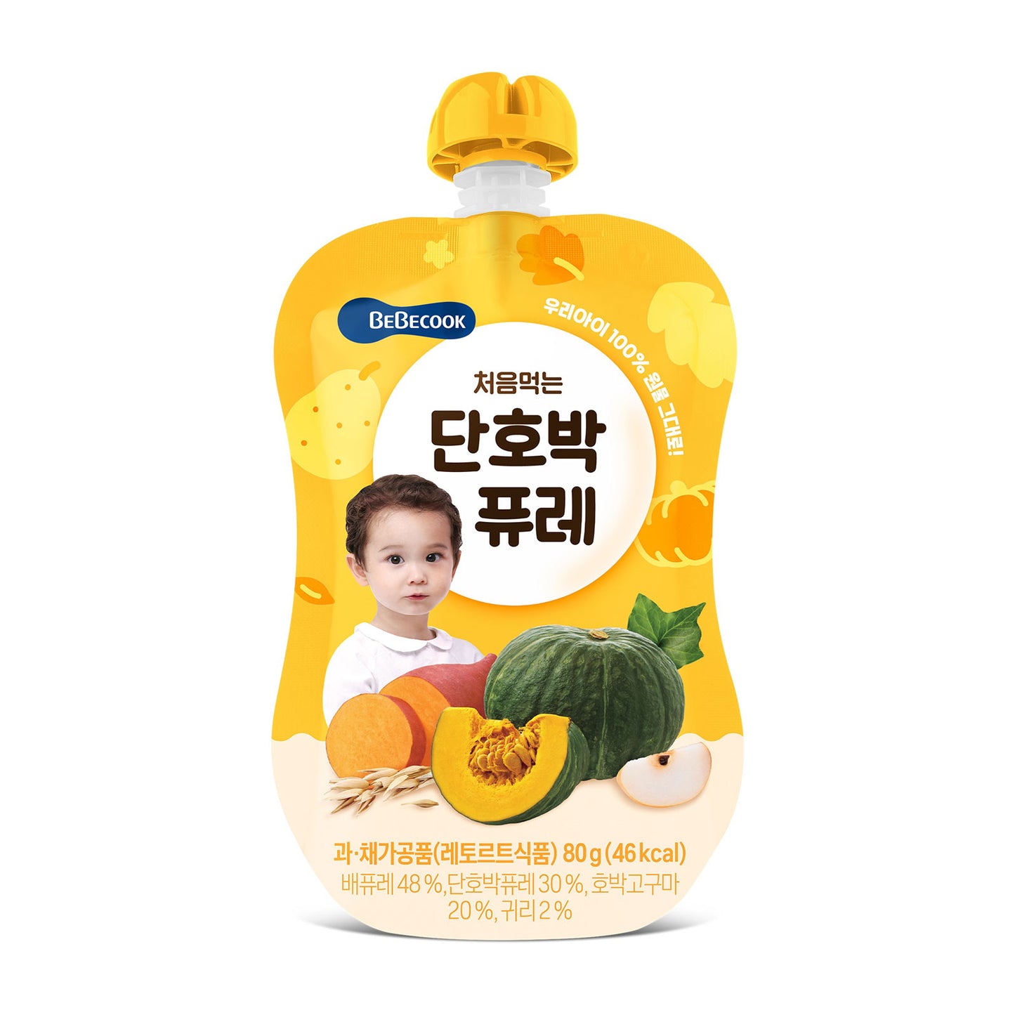 BeBecook - My First Yummy Puree (Pumpkin w Oatmeal) 80g