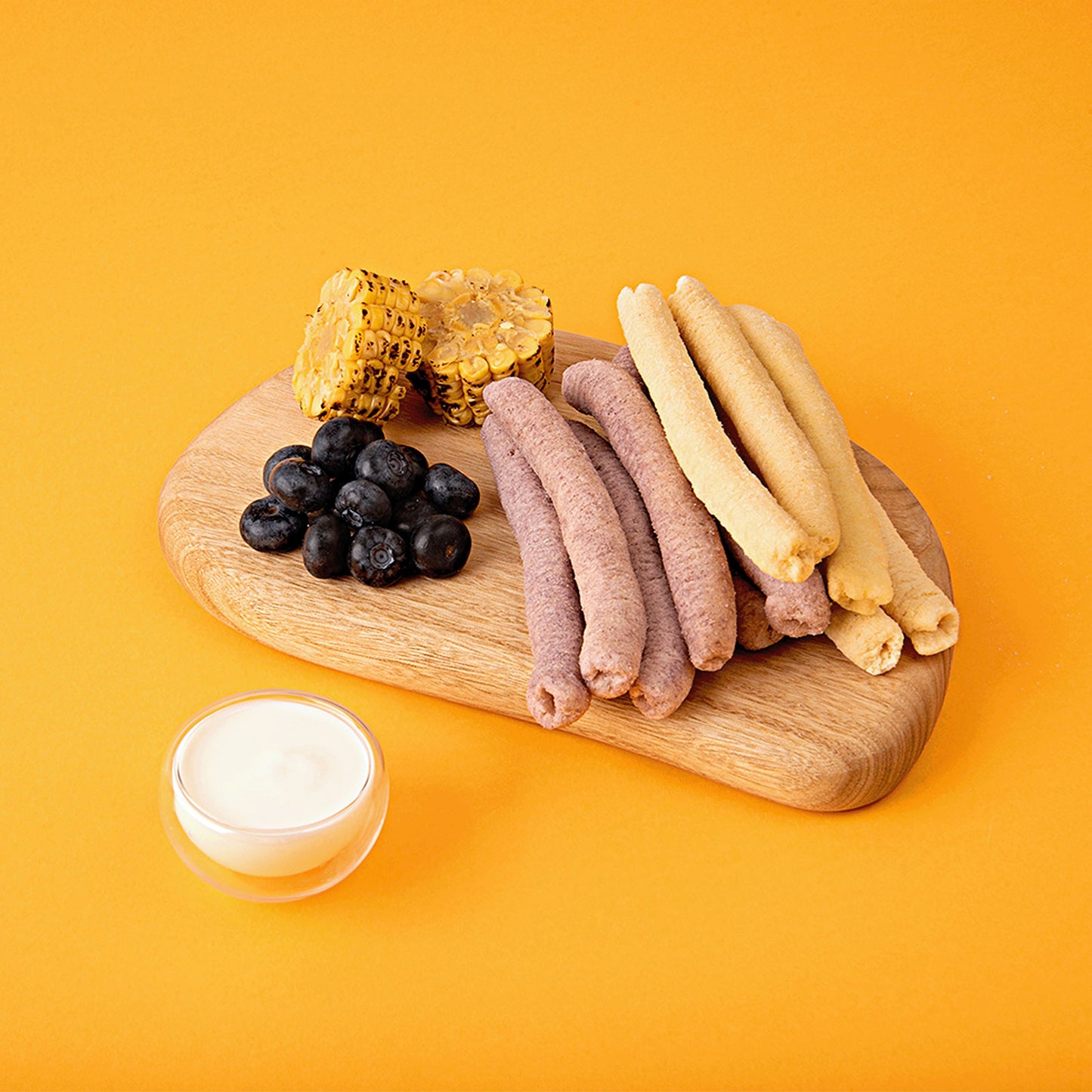 BeBecook - Junior's Jumbo Brown Rice Sticks (Blueberry) 40g