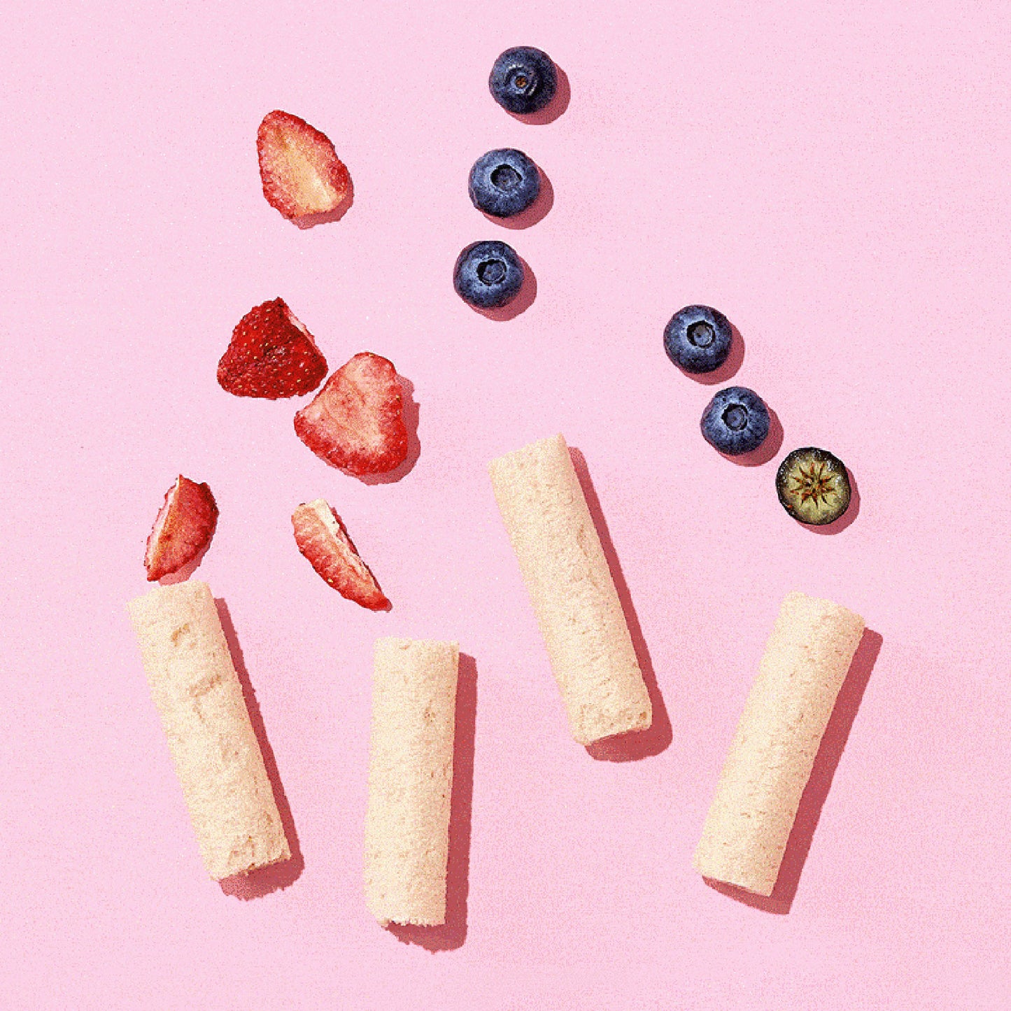 BeBecook - Junior's Fruity Multi-Grain Rolls (Blueberry & Banana) 5g x 8