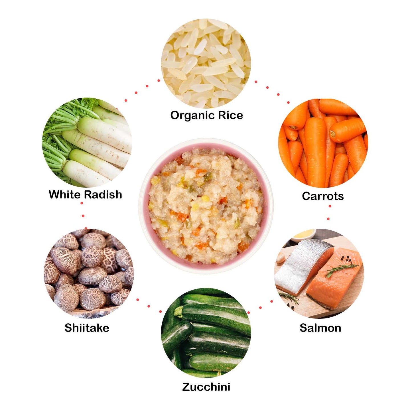 Eusik - Baby Rice Porridge (Salmon & Vegetables) 145g, 10mths+