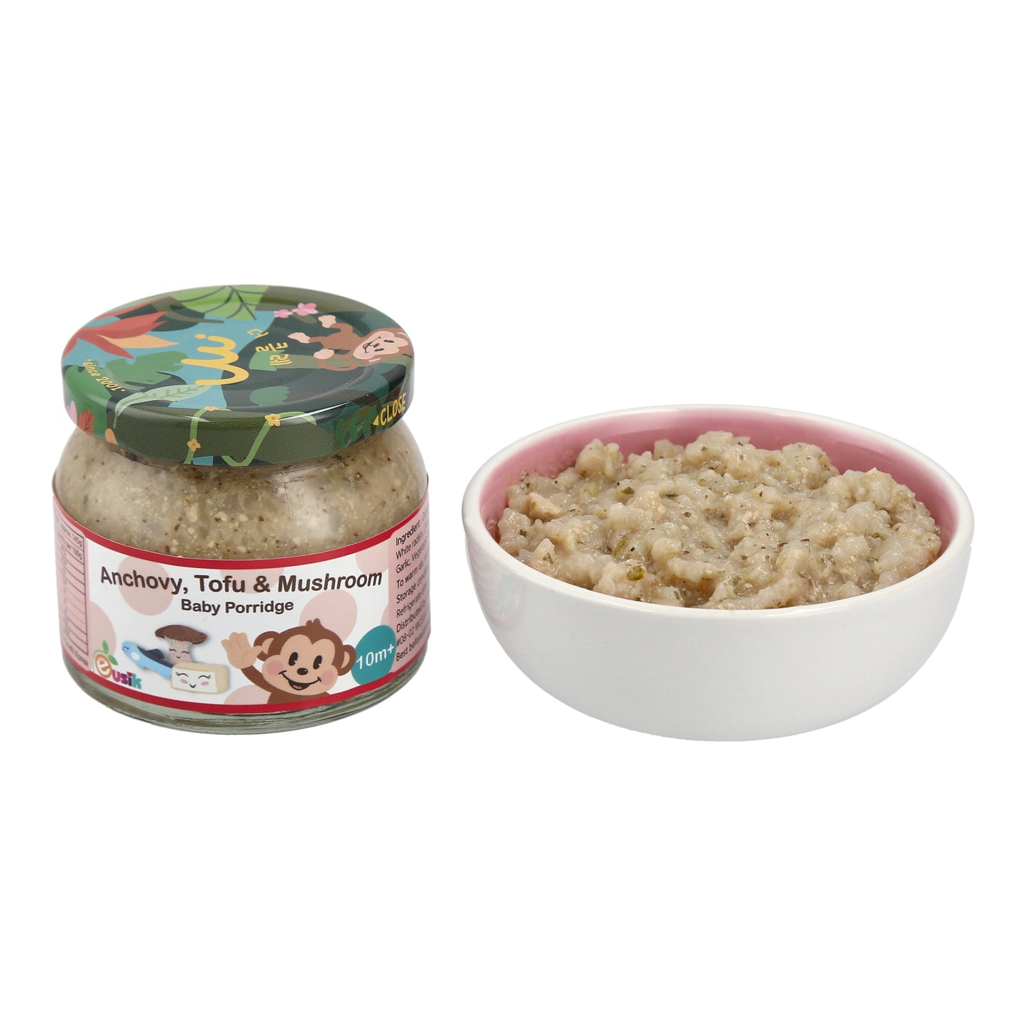 Eusik  - Baby Rice Porridge (Anchovy, Tofu & Mushroom) 145g, 10mths+