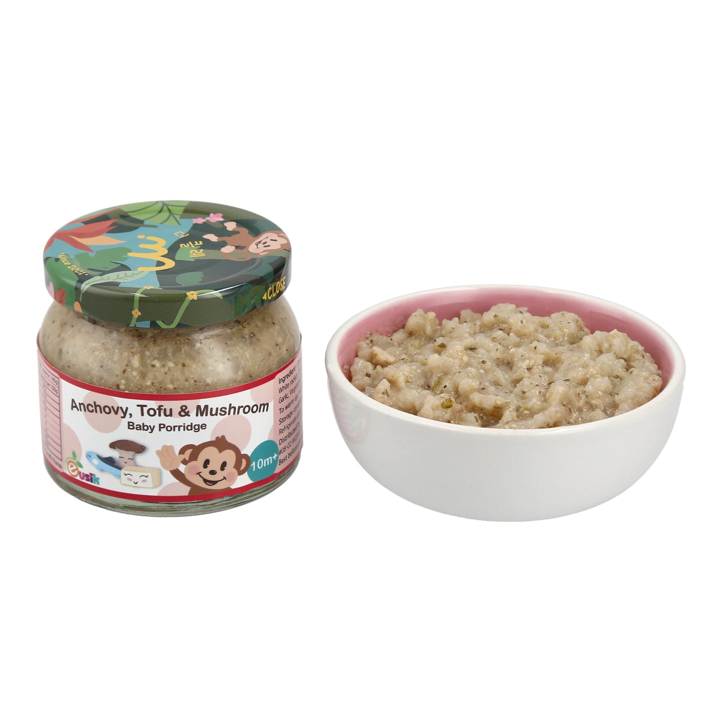 Eusik - Baby Rice Porridge (Anchovy, Tofu & Mushroom) 145g, 10mths+