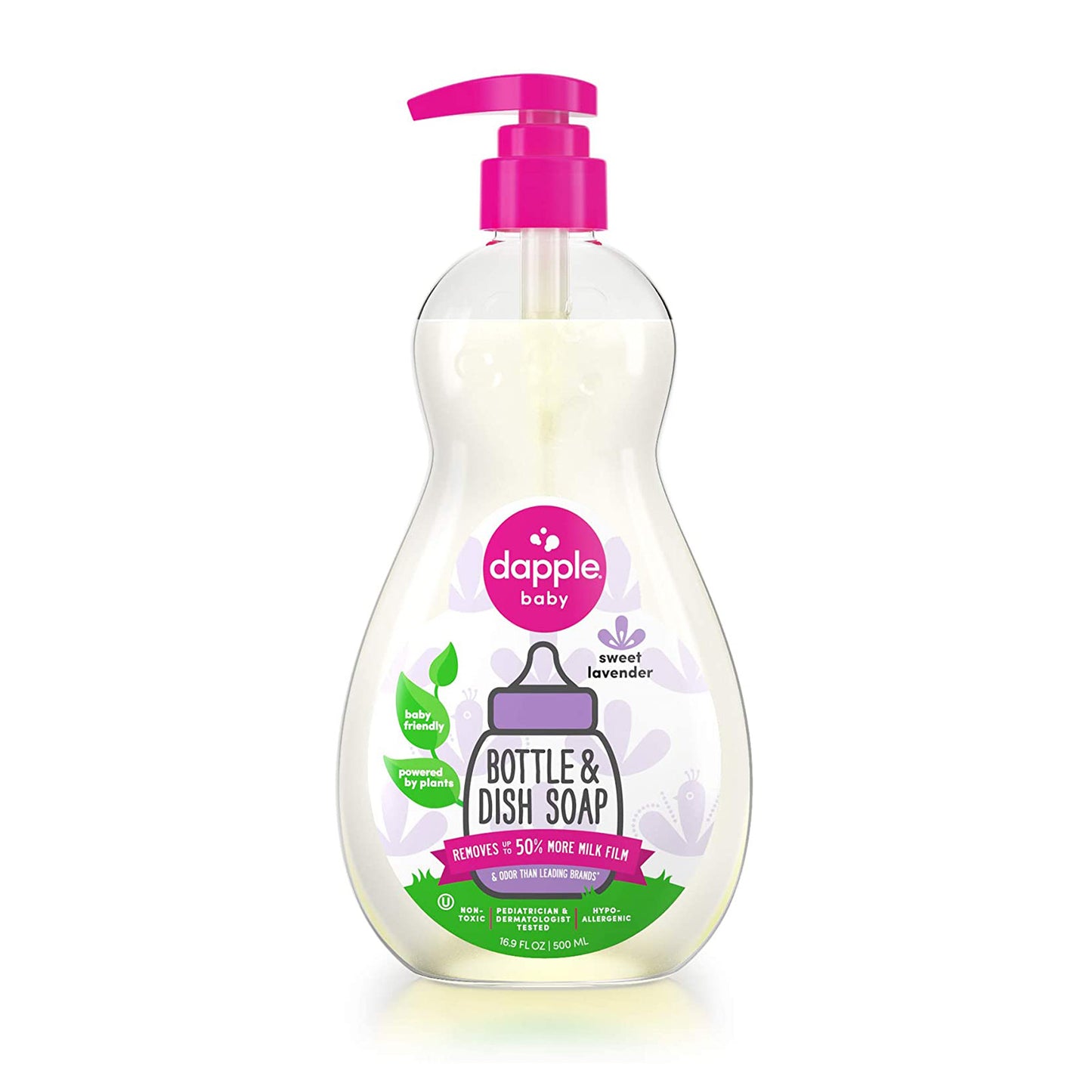 Dapple - 16.9oz Baby Bottle & Dish Liquid (Lavender)