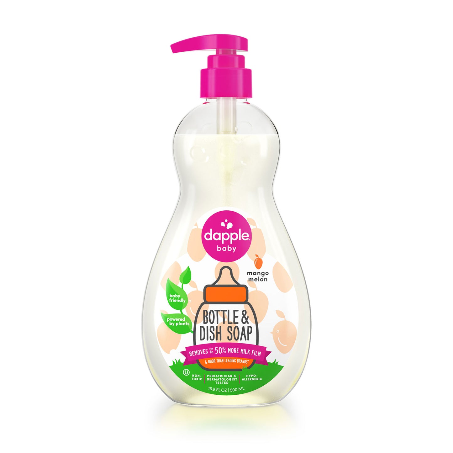 Dapple - 16.9oz Baby Bottle & Dish Liquid (Mango Melon)