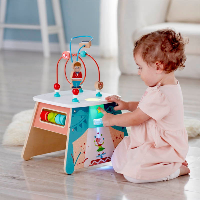 Hape - Light-up Circus Activity Cube