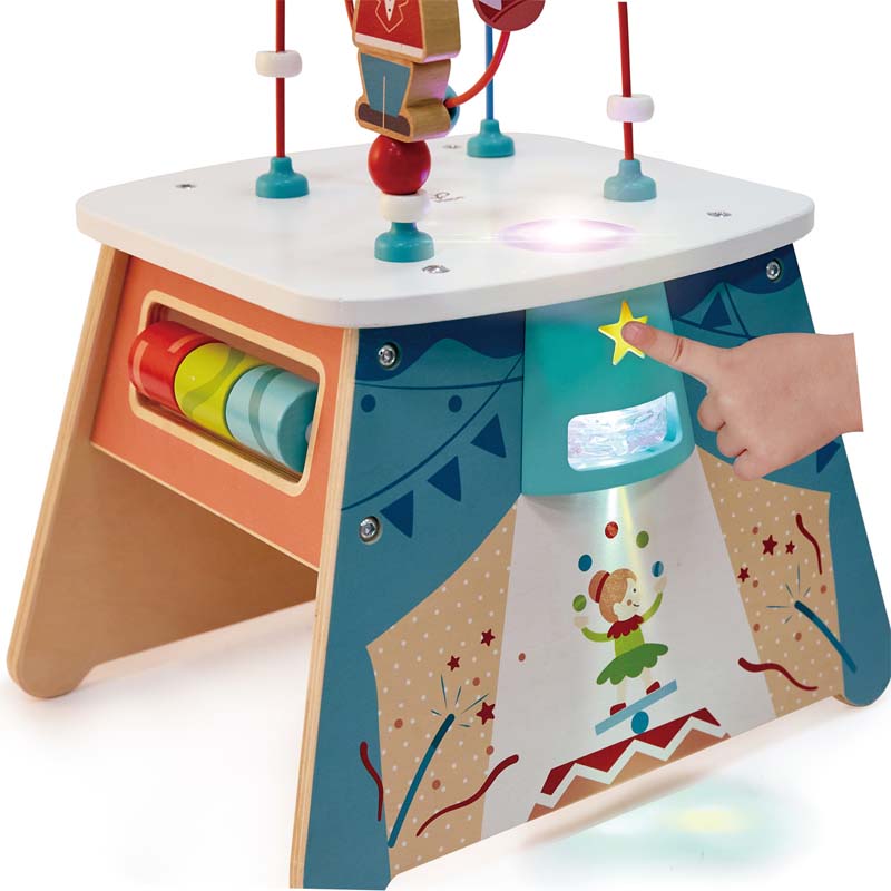 Hape - Light-up Circus Activity Cube