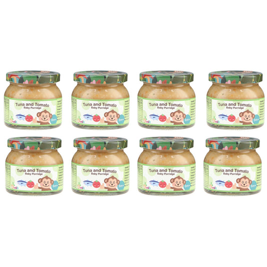 Eusik  - 8-Pk Baby Rice Porridge (Tuna & Tomato) 145g, 8mths+