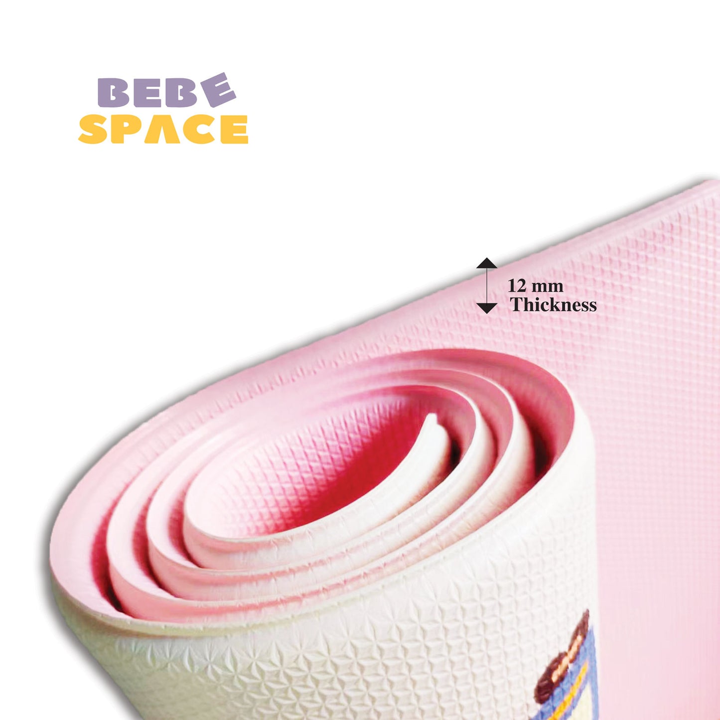 BeBespace - Summer Town + Pink Bumpz Playmat (2100mm x 1400mm x 12mm)