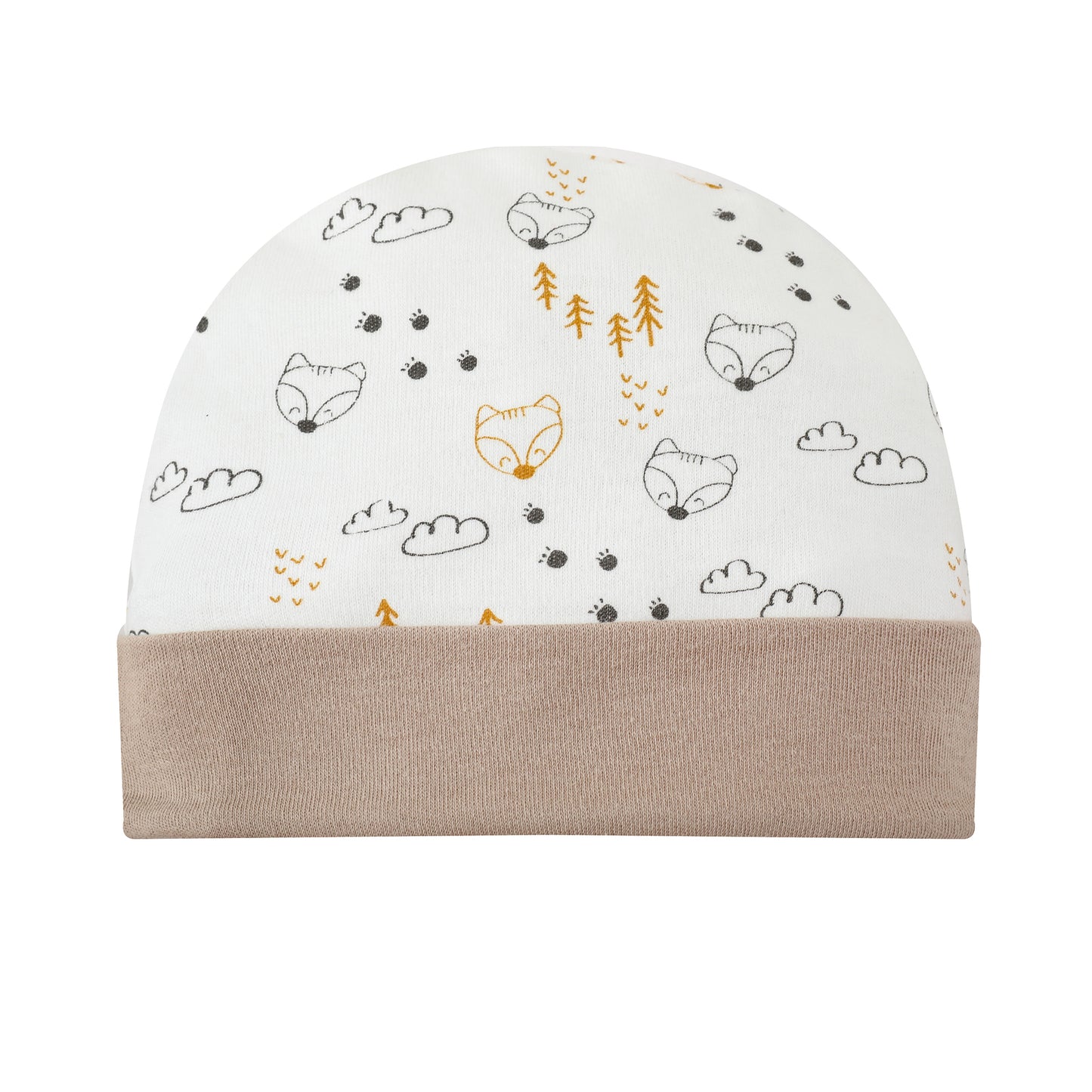MOTHER'S CHOICE 4-pc Baby Gift Box - Bodysuit, Pants, Hat, Socks (Beige Foxy)