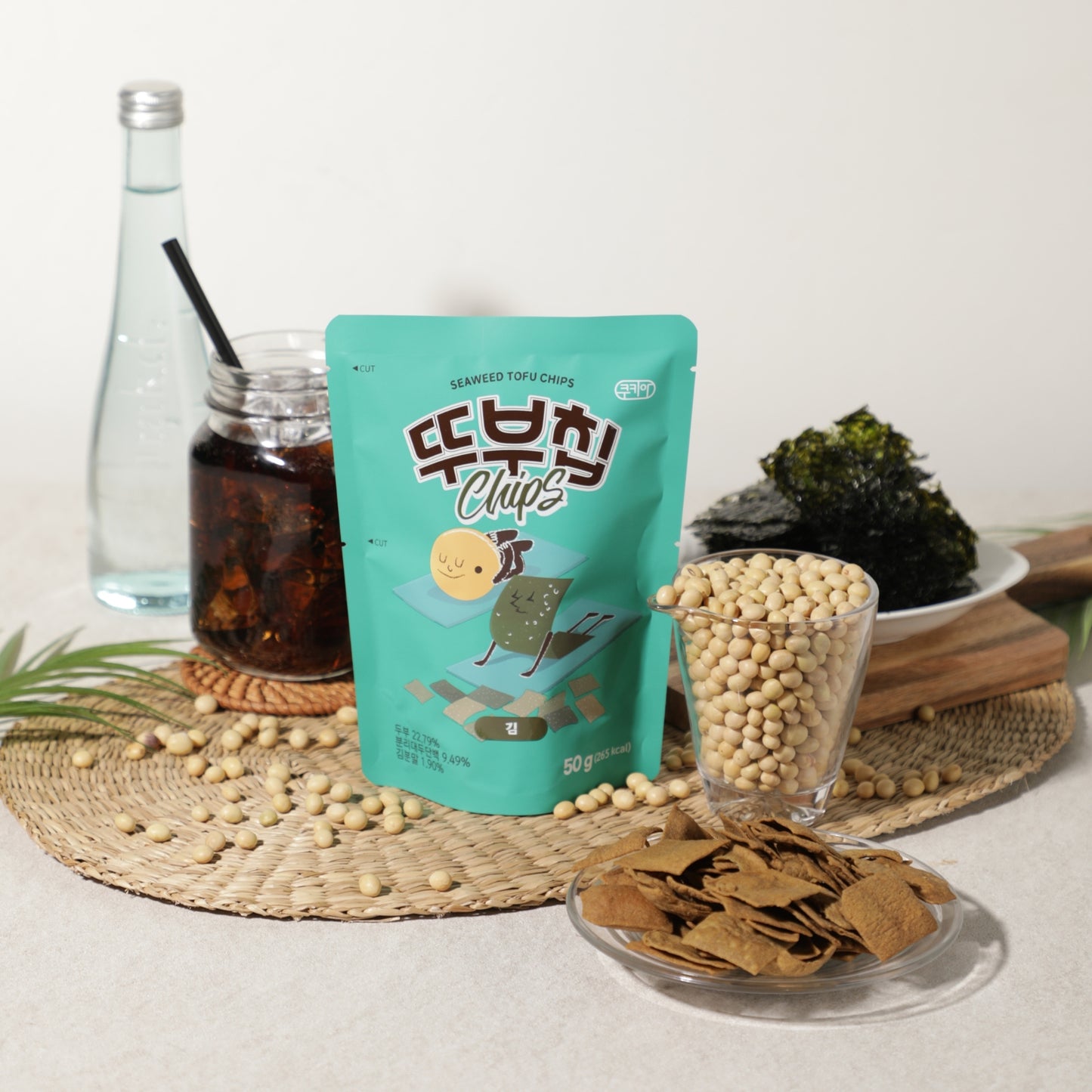 Cookia - Real Tofu Chips (Seaweed) 50g