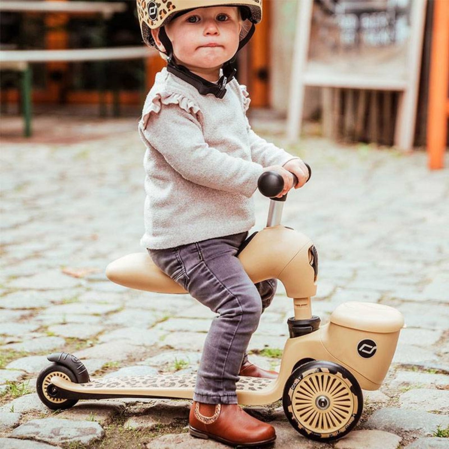 Scoot & Ride - Highwaykick1 Lifestyle Scooter For Toddler 1- 5Y (Leopard)