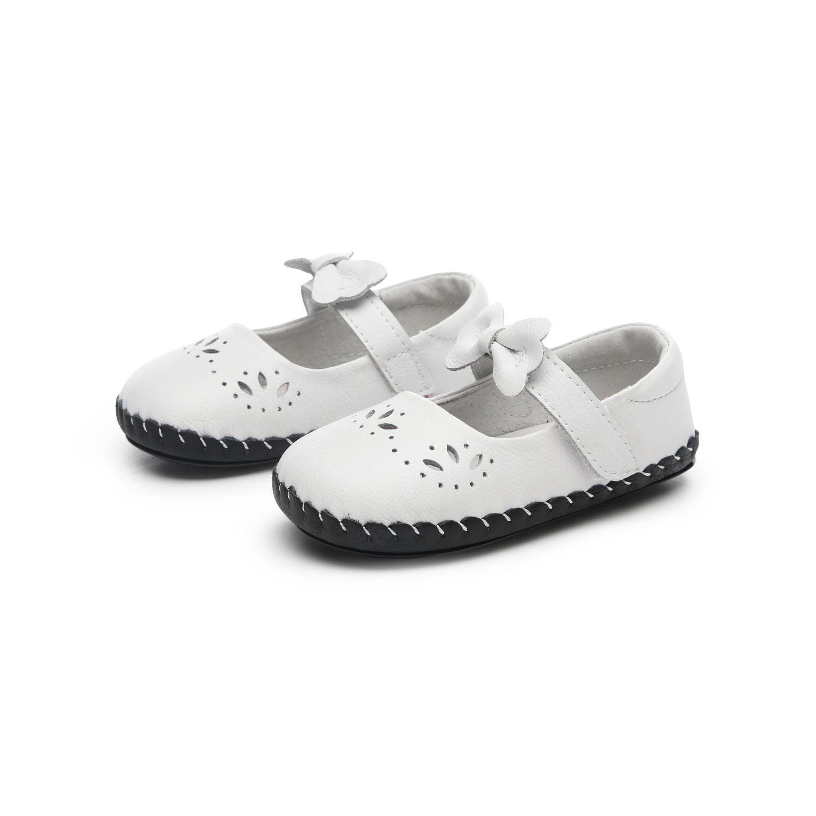 Freycoo White Lizzy Infant Shoes DearBaby Singapore