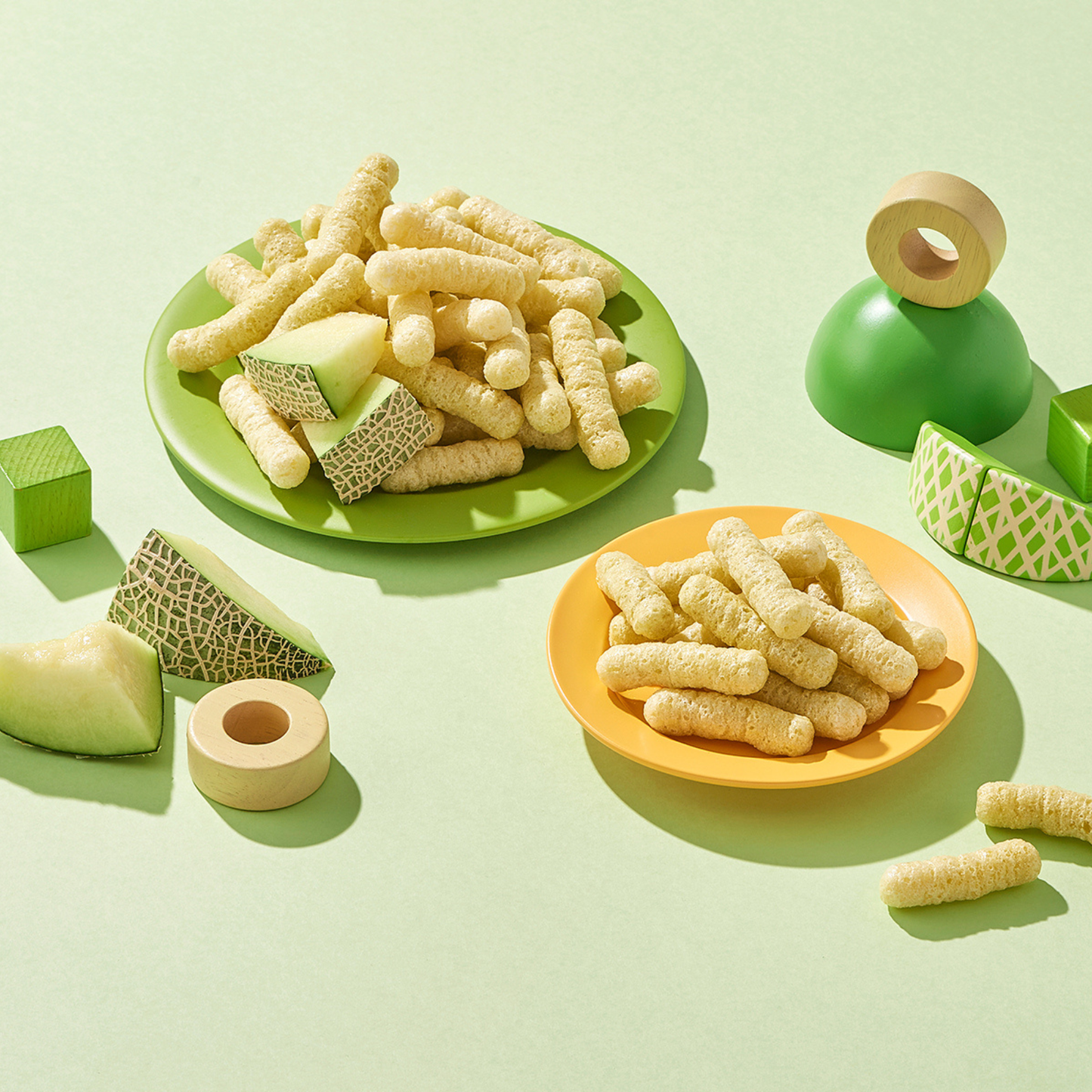 BeBecook - Melon Corn Puffies 30g