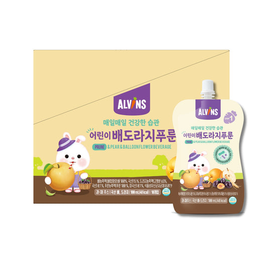Alvins - 10-Pk Korean Pear Juice with Bellflower and Prune 100ml