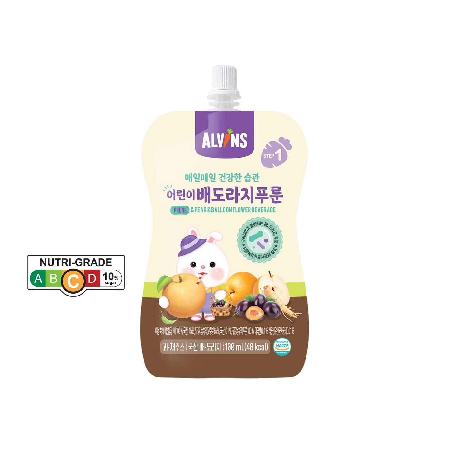 Alvins - Korean Pear Juice with Bellflower and Prune 100ml