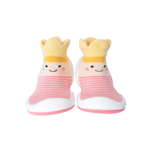 Komuello - Baby Sock Shoes (Kingdom Crown_Pink)